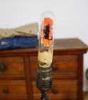 Vintage Art Deco Lamp Aerolux Filament Light Bulb Scottie Dog Antique Orange