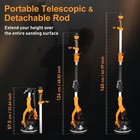 Professional Electric Drywall Sander Variable Adjustable Speed Sanding Pad W led