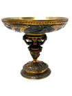 Exquisite  Rare French Bacchanaies Grand Tour Gilt Bronzed  Tazza 19th Century