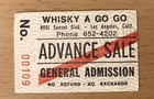 1981 John Cale   Translator The Whisky Hollywood Concert Ticket Stub Honi Soit