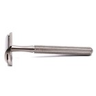 Parker 78r Satin Chrome 3 Piece Safety Razor   5 Double Edge Razor Blades - New
