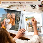 12x12 Inch Large Scrapbook Photo Album  3 Ring Binder- Beige