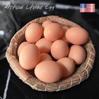 30  dummy Faux Fake Chicken Eggs Get Hens To Lay Eggs Poultry Mannequin Nest Eggs