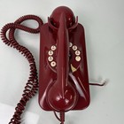 Pottery Barn Red Grand Wall Phone Push Button Landline Corded