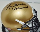 Roger Staubach Autographed Schutt Navy Midshipmen Mini Helmet 1963 Heisman Jsa