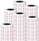 15000 Pcs Price Stickers - 30 Rolls White Price Tags For Labeling   Tagging