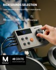 Donner Ded-70 Electric Drum Set   Throne Headphone Online Melodics Cubase Lesson