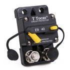 Double 3 8  Stud 40 Amp Thermal Circuit Breaker  Surface 40a 3 8  Studs Mount