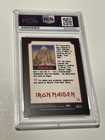 Nicko Mcbrain Signed Card Slabbed Psa Dna Iron Maiden Mega Metal  Auto Ip B