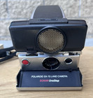 Vintage Polaroid Sx-70 Land Camera Sonar Onestep W  Flashbard Ii   Close Up Lens