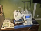 Janome Mb-4 Embroidery Machine 4 Needle Tested   Working W  Accessories  Manuals