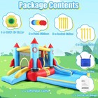 Kids Great Water Slide Park Castle Inflatable Bouncer With Slide   Air Blower    