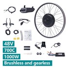 700c 48v 1000w Electric Bicycle Motor Conversion Kit Front Wheel E Bike W lcd