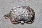 Good Rare Antique Silver Kidney Bean Half   Full Soveriegn Case Birmingham 1912