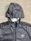 Adidas Windbreaker Jacket Unisex Dark Blue W adidas Logo Youth 15-16 Years