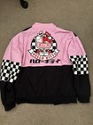 Hello Kitty Women s Pink black Colorblock Bomber Jacket Full Zip Sm