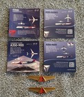 Delta Airline Pilot Trading Cards-set Of 4 Olympic Livery  Cards  63  74  75  75