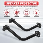 12  Speaker Bar Grill  Matte Black Metal Car Audio Speaker Grill Cover  Subwo   