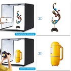 24  Large Led Light Box Photo Tent Dimmable Photography Studio Shooting Portable