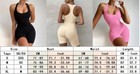 Sexy Women Sleeveless Backless Bodycon Jumpsuit Ribbed Shorts Sport Romper New