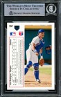 Ivan Rodriguez Signed 1991 Upper Deck Final Edition Rc 55f Texas Rangers Beckett