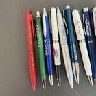 Vintage Pharmaceutical Drug Rep Pens Lot Promotional And A Harvard And Hotel Pen