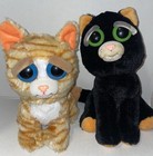 Feisty Pets Lot Of 4 Animals Liza Loca Koala 9    Katy Kobwebs Plush Stuffed Cat