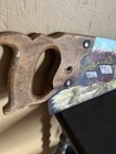 Gorgeous Hand Painted Antique vintage Handsaw  Country Rustic Barn Farm Scenery