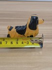 Small Hand Carved Wooden Dog Handmade Prison Art