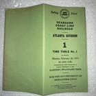 Seaboard Coast Line Rr Employee Timetable