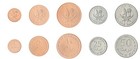 Qatar 1-50 Dirhams  5 Pieces Set  2012-2016  Km  12a-84  Mint X 100 Pcs