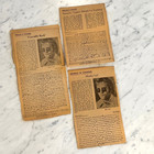 Original 1970s Elton John Chicago Tribune Clippings - Crocodile Rock   Honky Cat
