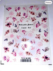 3d  Flower Nail Decals Nail Art Stickers
