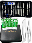 Premium 55 Pc Army Surgical Kit Sutures  Scalpel  Hemostats - Military First Aid
