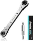 4 In 1 Hvac Service Wrench  3 16   1 4   1pc Flat Service Ratchet Wrench