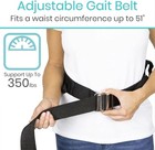 Gait Belt  300lbs  Transfer With Handles 1 Count  pack Of 1   Black