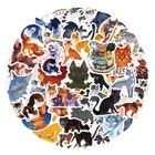 100 Pcs Warriors Cats Stickers For Kids Scrapbooking Water Bottle Gifts Birthday