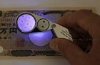 40x Jewelers Loupe Led Uv Light Illuminated Folding Pocket Magnifying Glass Lupe