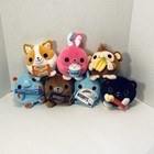 Zuru Snackles Lot Of 7 Plush Soft Toys Holding Candy   Snacks Stuffed 5  Dolls