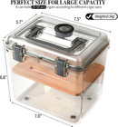 Cigar Humidor Box case With Humidifier And Hygrometer And Spanish Cedar Planks c