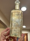 Antique 1800s Open Pontil Lyon s Kathairon For The Hair New York Medicine Bottle