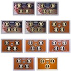 2007-2016 Complete Proof Sets Presidential Dollar Proof Sets  With Boxes    Coas