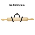 Horizontal Rolling Pin Holder Wall Mount Rolling Pin Display Rack Hook Hanger St