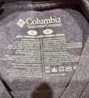 Columbia Pfg Men   s Small Long Sleeve Shirt Performance Fishing Gear Blue Graphic