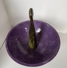 Jonathan Adler Como Multicolor Finial Bowl Hand-poured Marbleized Acrylic 16 