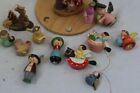 Lot Of 14 Vintage German Wooden Handpainted Erzgebirge Figures Angels