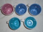 Set Of 5 Starbucks Vintage 2006 Ceramic 13 Oz Coffee Mugs Cups
