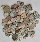 Lot Of 120 Ancient Roman   Byzantine Coins 1500   Years