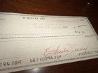 Chuck Berry Signed Bank Check From 1995 30 Years Old Rare