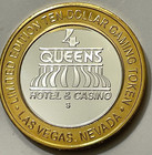 Las Vegas 4 Queens  10 Gaming Token  spring  New In Capsule Clad